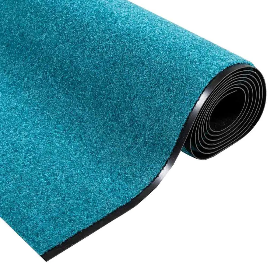 Tapis d'entrée Cyan et Noir 120 x 350 cm 100% Polyamide - 5