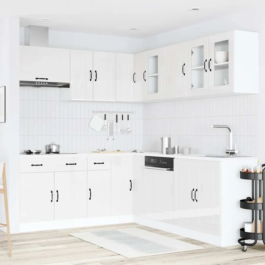 Ensemble d'armoires de cuisine 11 pcs Kalmar bois d'ingénierie - 3