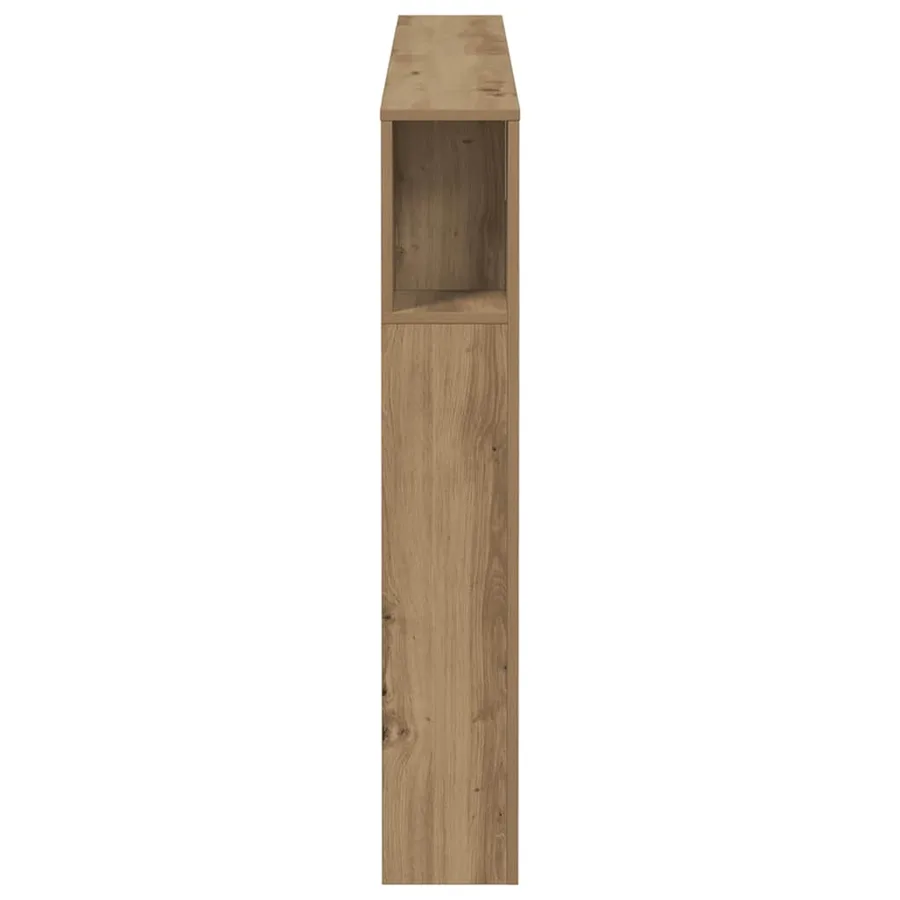 Armoire à tête de lit Chêne artisanal 140 x 18,5 x 102,5 cm Bois d'ingénierie - 5