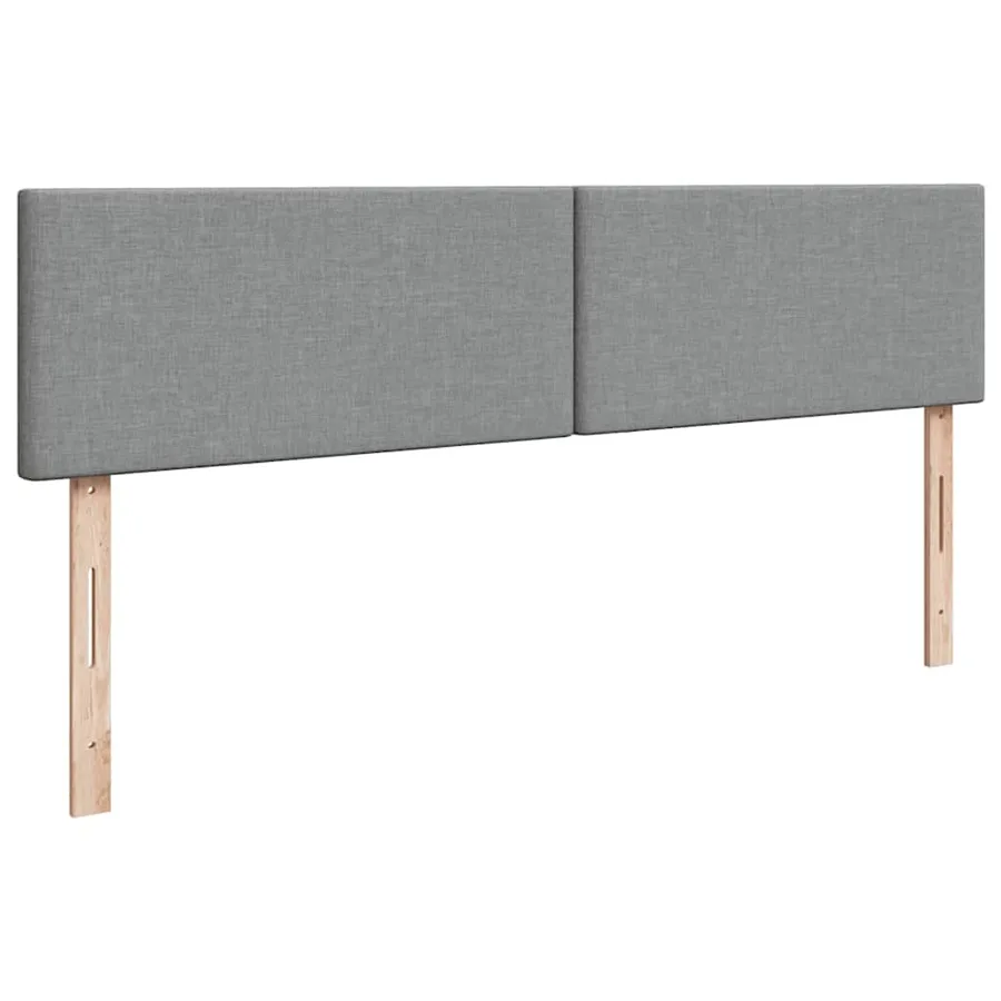 Lit ottoman avec matelas et LED Gris clair 180x200 cm tissu - 10