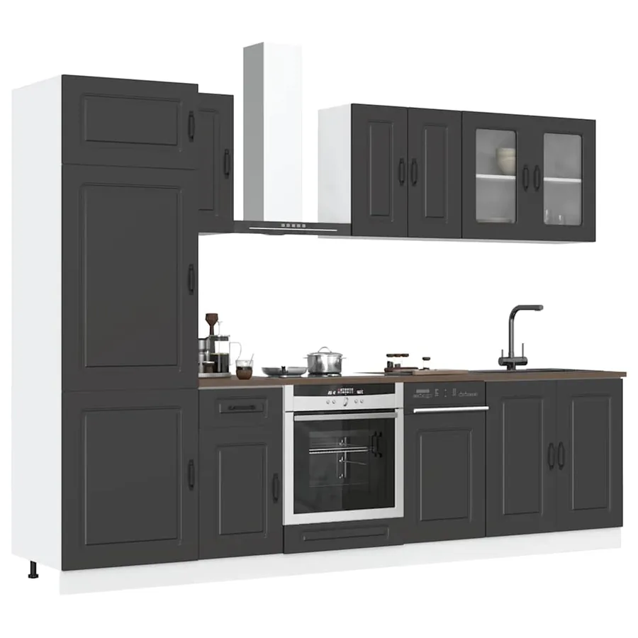 Ensemble d'armoires de cuisine 8 pcs Kalmar bois d'ingénierie