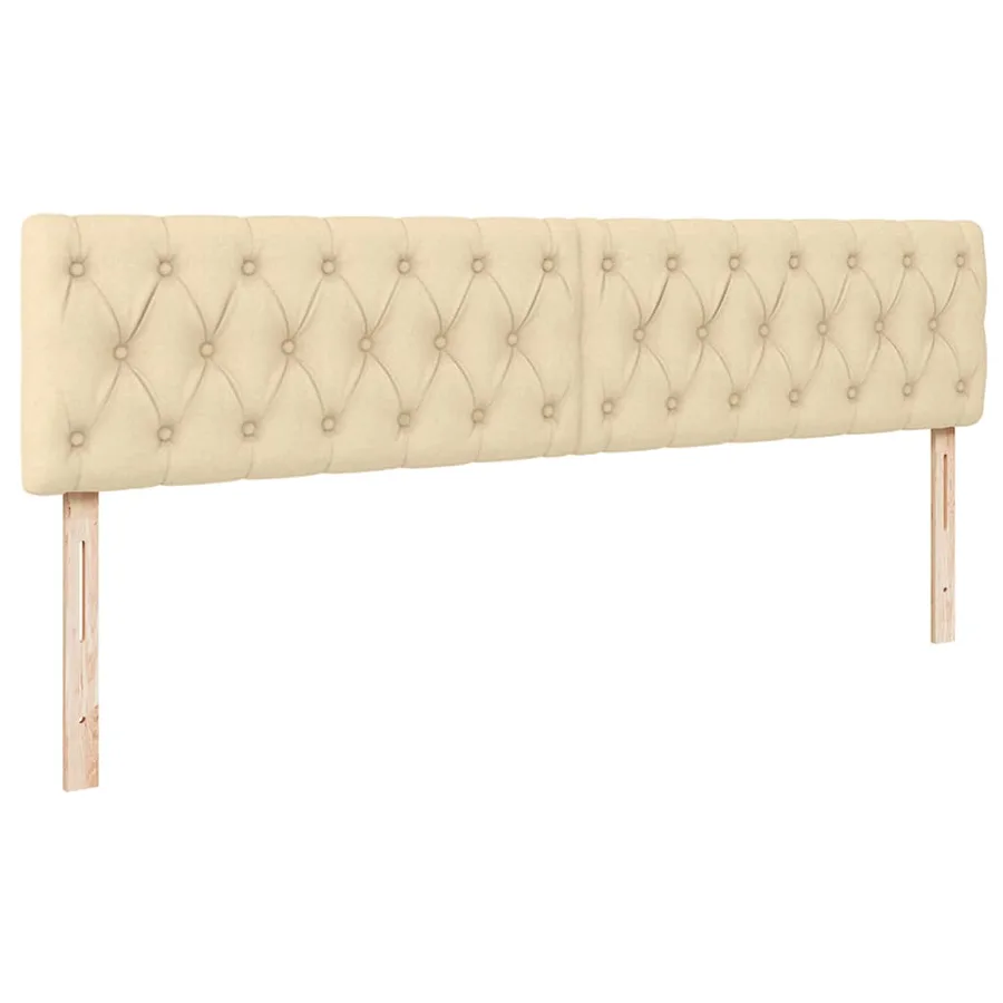 Lit ottoman avec matelas et LED crème 180x200cm tissu - 10