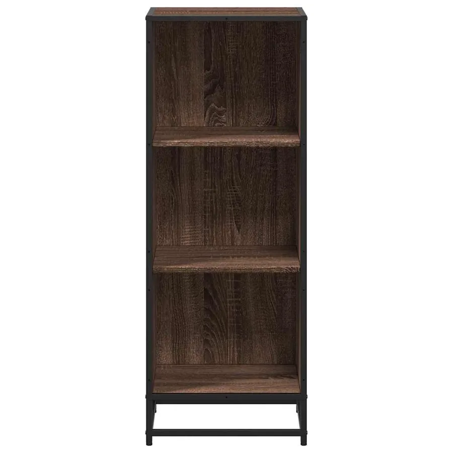 Bibliothèque chêne marron 40x35x107,5 cm bois d'ingénierie - 4