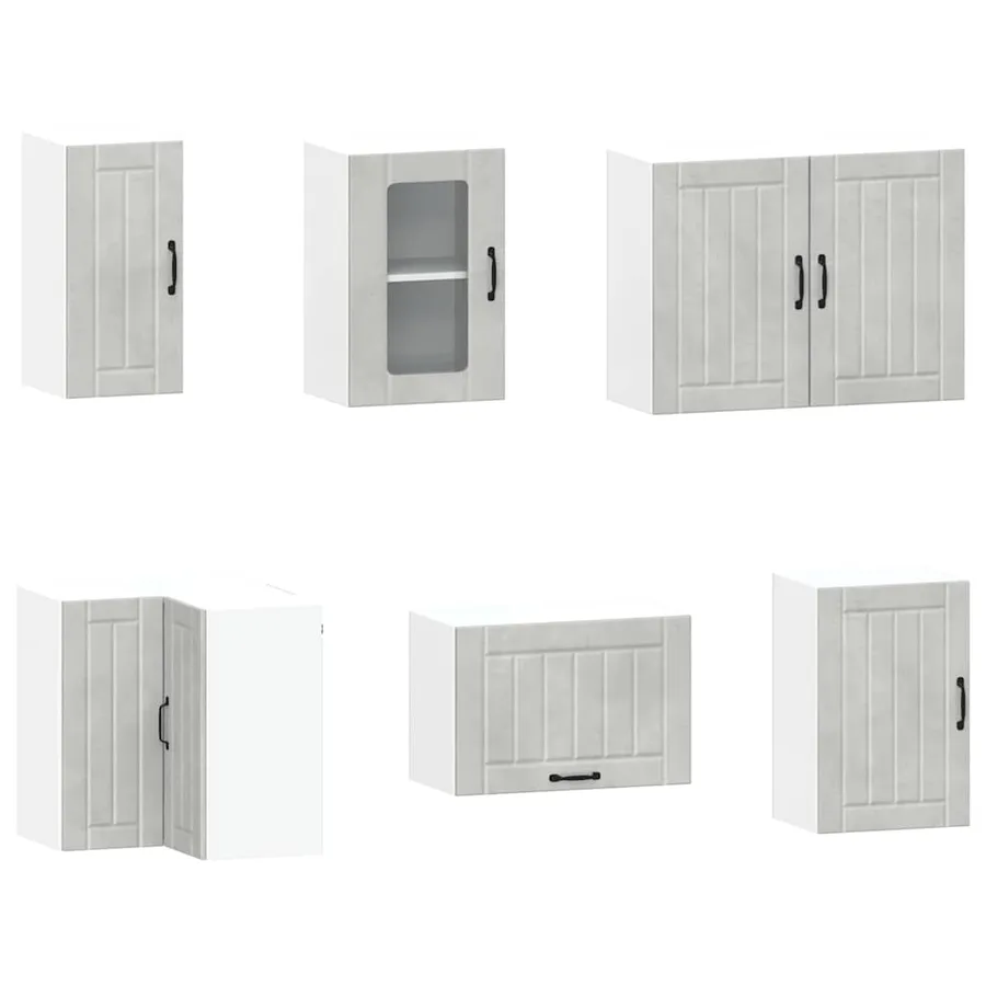 Ensemble d'armoires de cuisine 11 pcs Kalmar bois d'ingénierie - 5