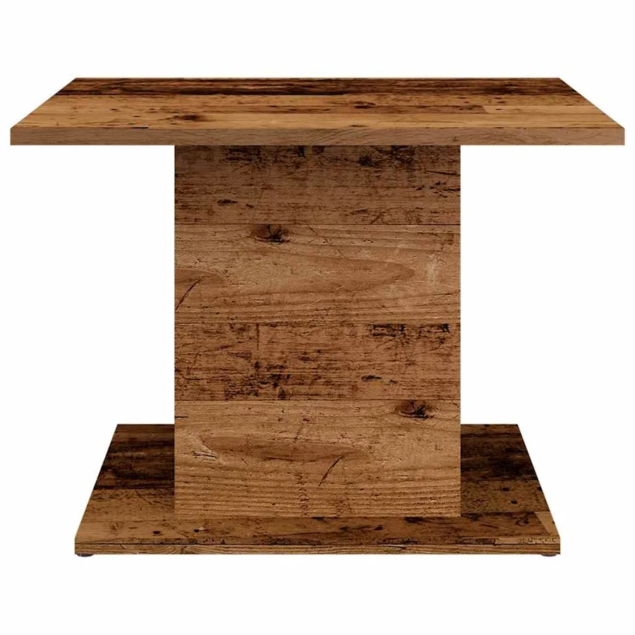 Table basse vieux bois 55,5x55,5x40 cm bois d'ingénierie - 4