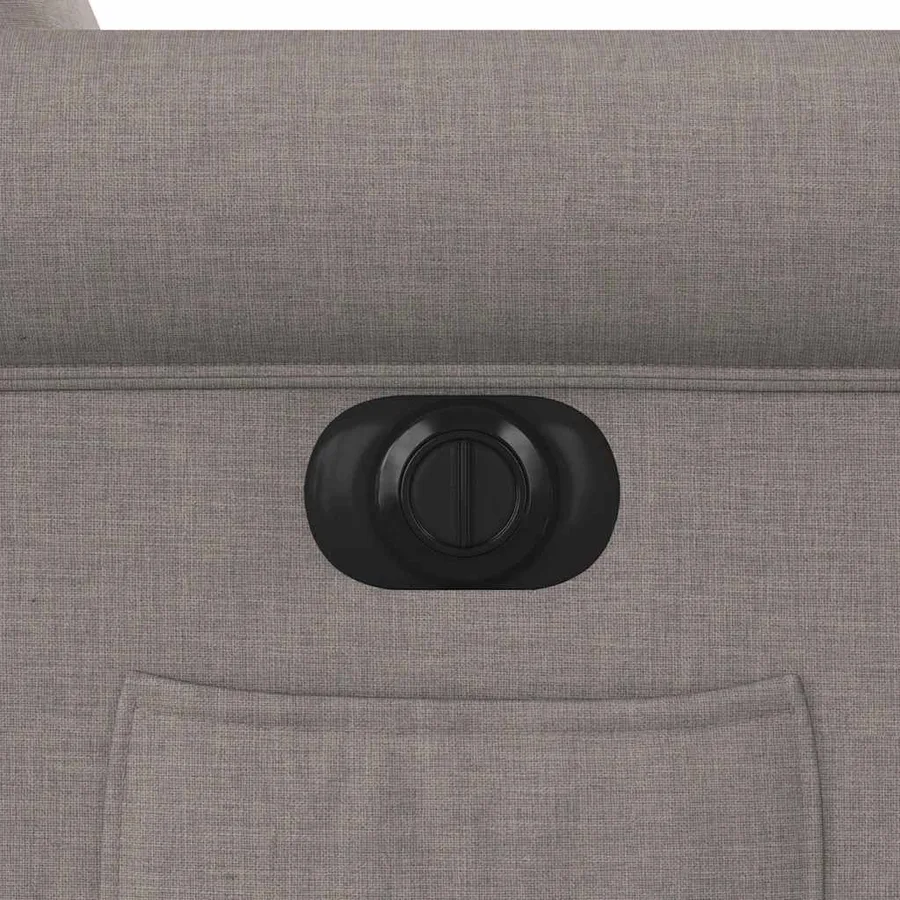 Fauteuil inclinable électrique Taupe Tissu - 12