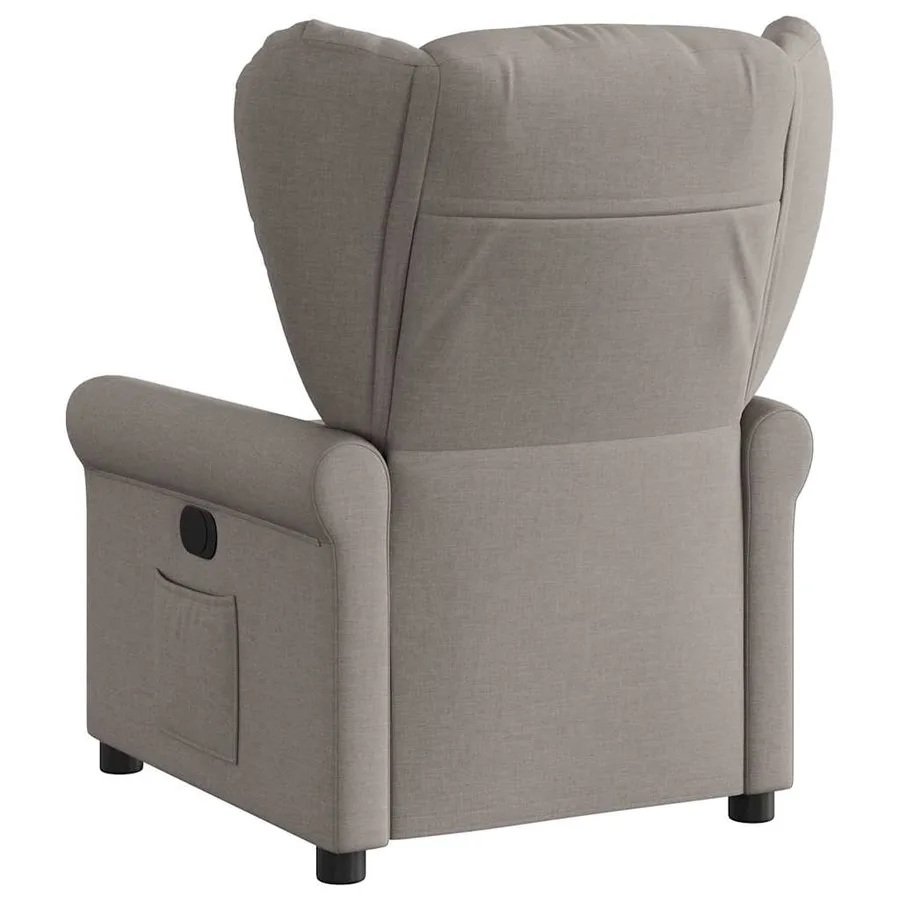 Fauteuil inclinable électrique Taupe Tissu - 6