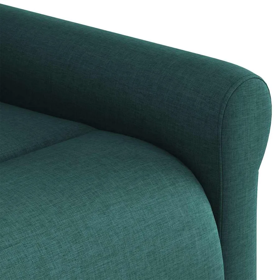Fauteuil inclinable de massage électrique Vert foncé Tissu - 12