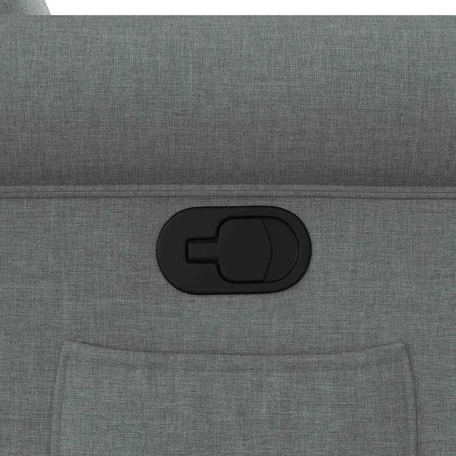 Fauteuil inclinable Gris foncé Tissu - 12