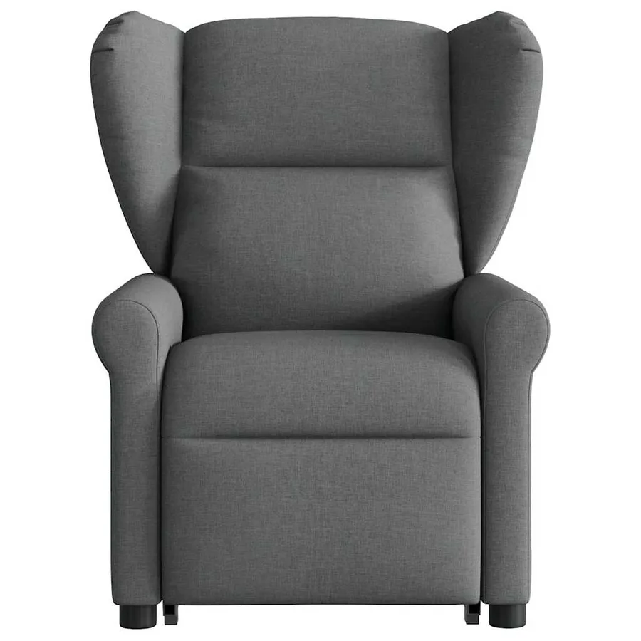 Fauteuil inclinable Gris foncé Tissu - 4