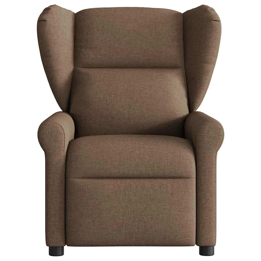 Fauteuil de massage inclinable Marron Tissu - 3