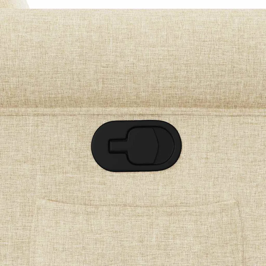 Fauteuil inclinable Crème Tissu - 12
