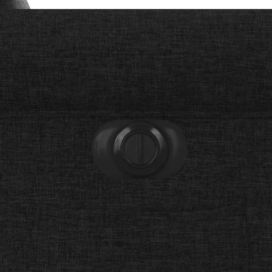 Fauteuil inclinable électrique noir tissu - 13