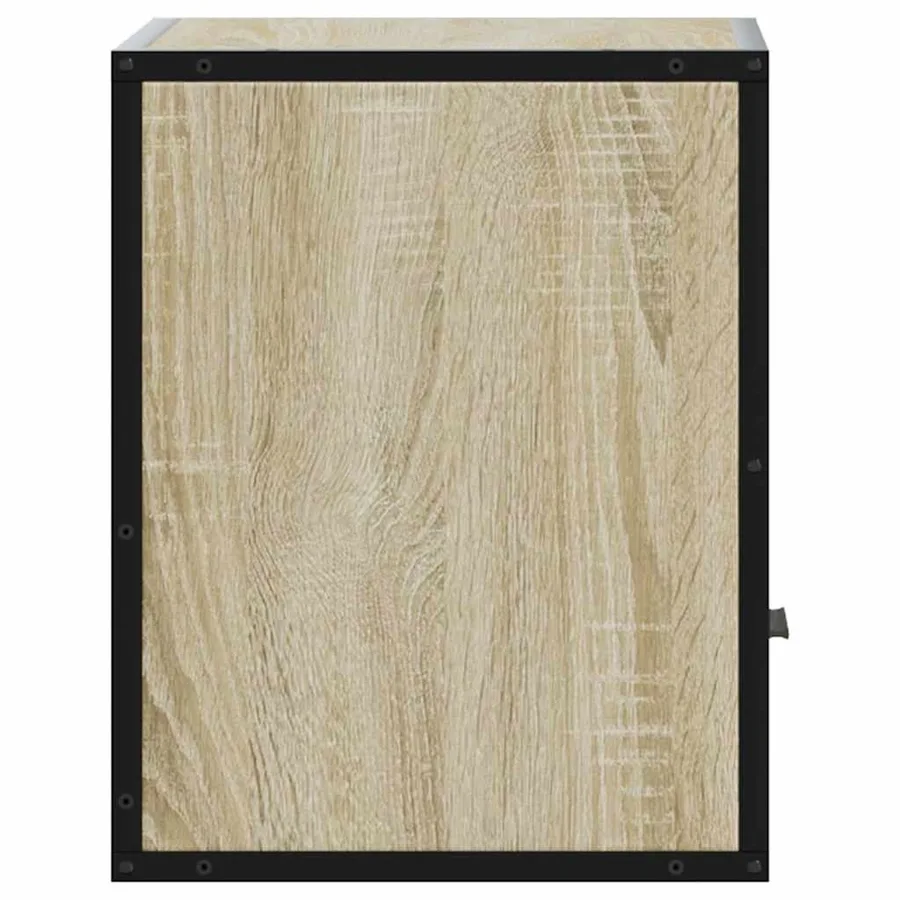 Tables de chevet murales 2 pcs chêne sonoma 40x31x39,5 cm - 7