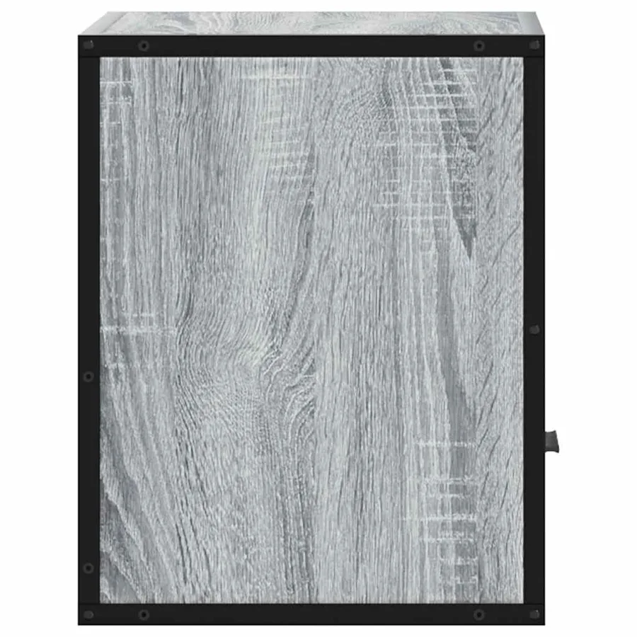 Table de chevet murale sonoma gris 40x31x39,5 cm - 6