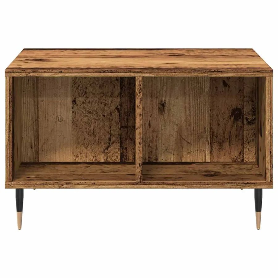 Table basse vieux bois 60x50x36,5 cm bois d'ingénierie - 4