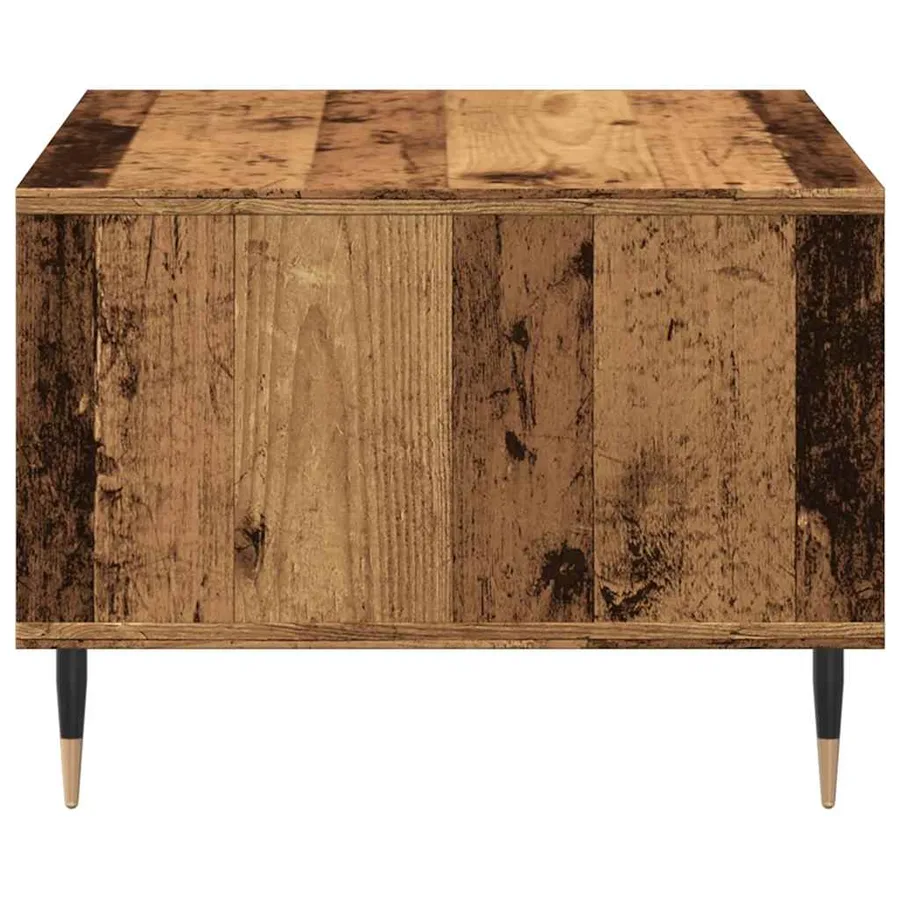 Table basse vieux bois 60x50x36,5 cm bois d'ingénierie - 5
