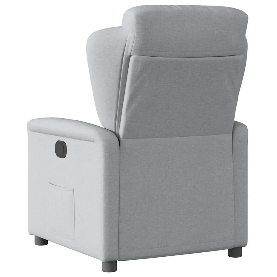 Fauteuil inclinable Gris clair Tissu - 5