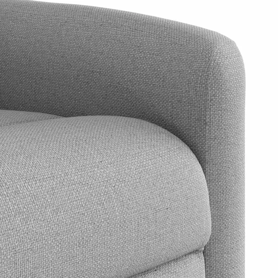 Fauteuil inclinable gris nuage tissu - 11