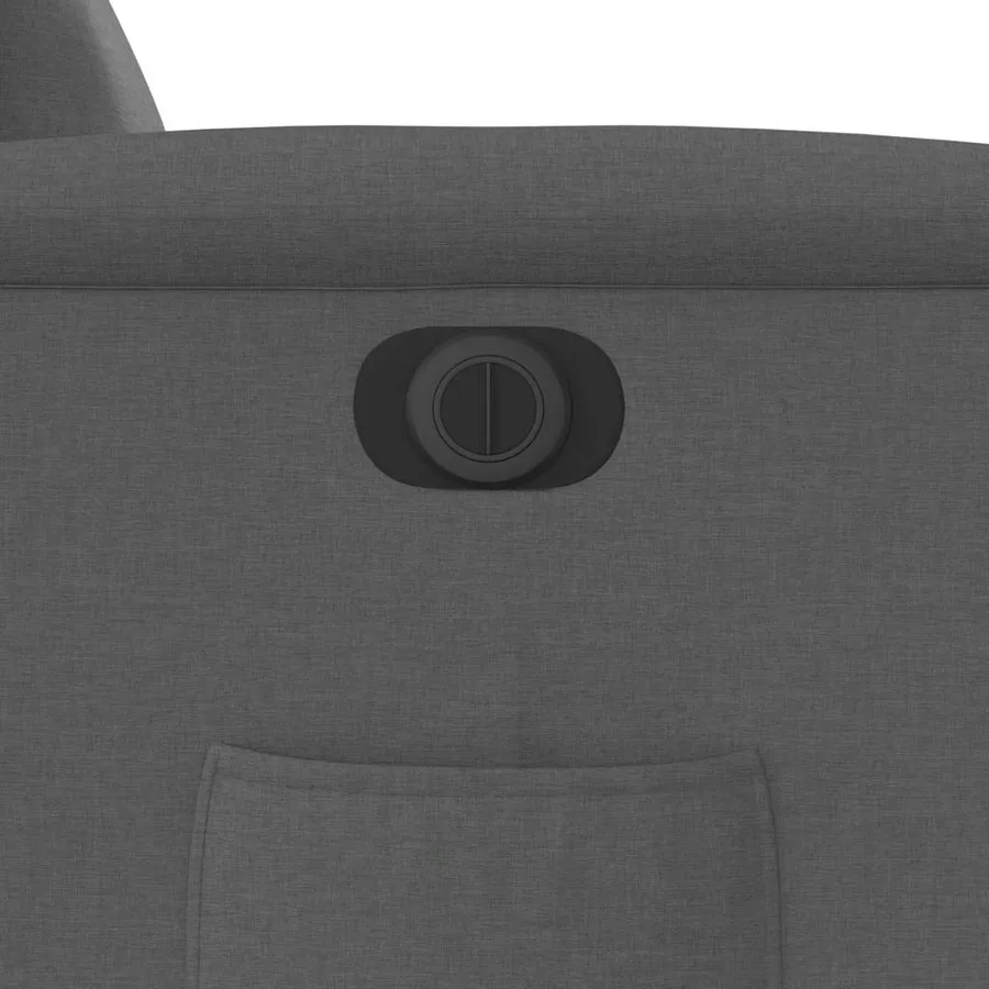 Fauteuil inclinable électrique gris foncé tissu - 13