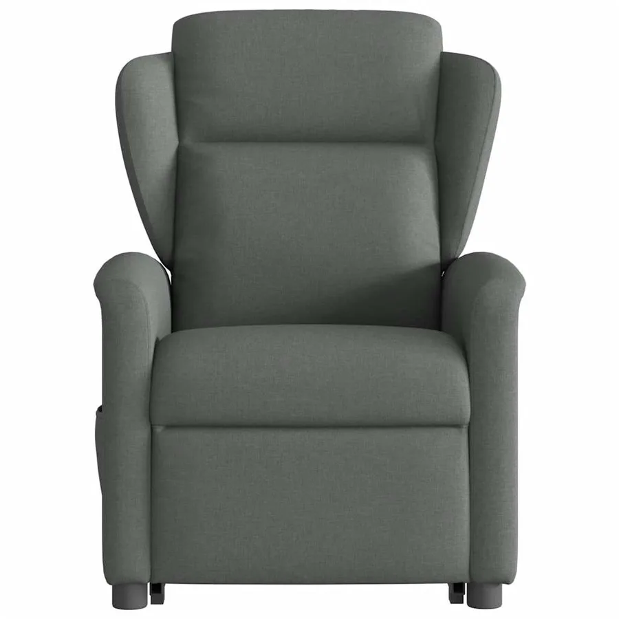 Fauteuil inclinable électrique gris foncé tissu - 5