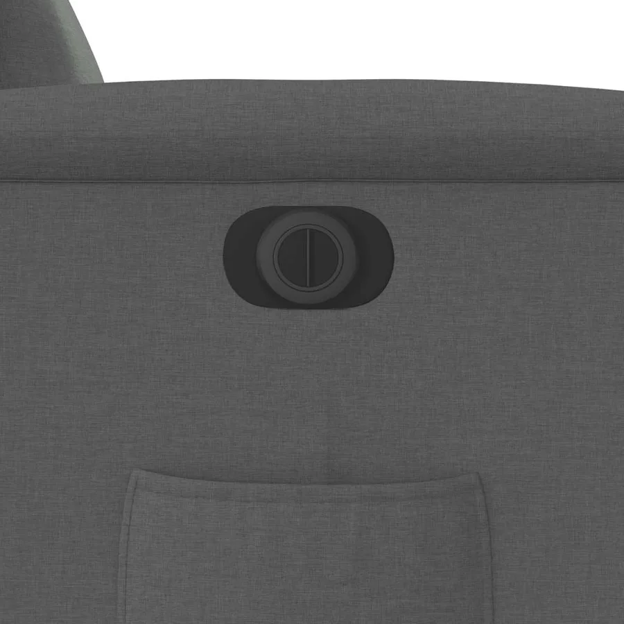 Fauteuil inclinable électrique Gris foncé Tissu - 13