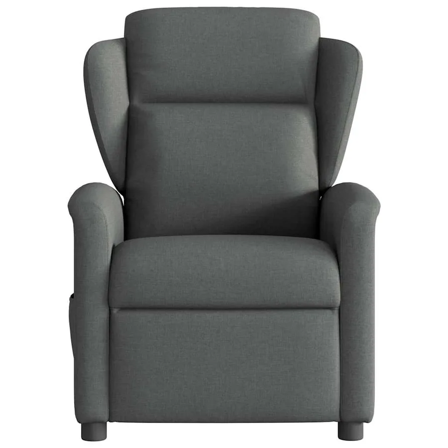 Fauteuil inclinable électrique Gris foncé Tissu - 5