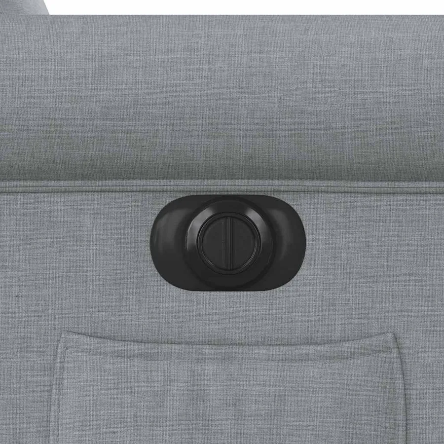 Fauteuil inclinable électrique Gris clair Tissu - 12