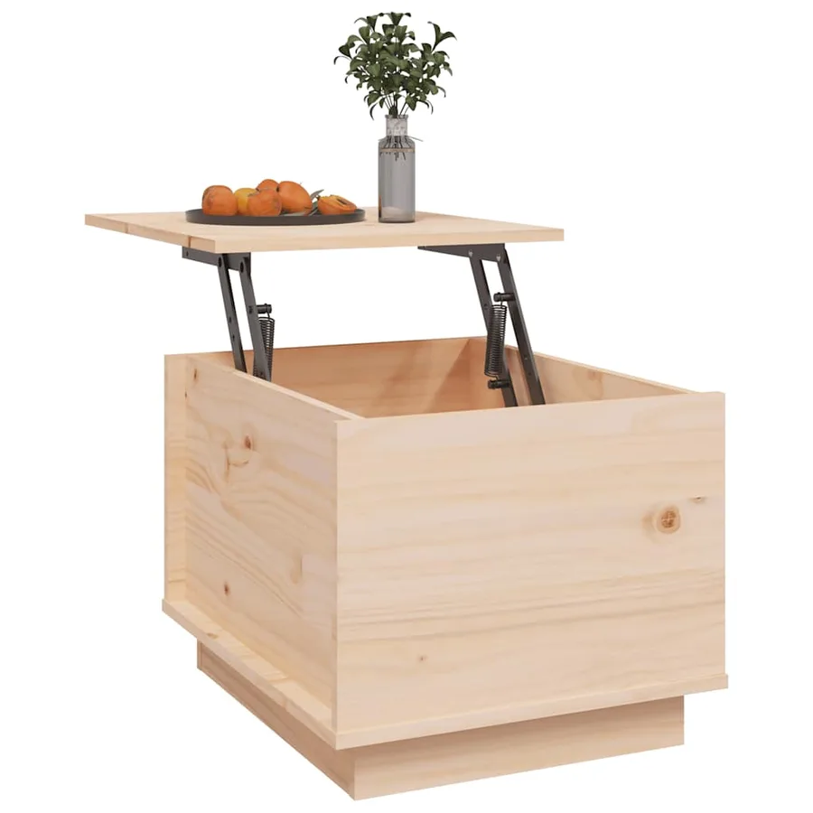 Table basse 40x50x35 cm Bois massif de pin - 5