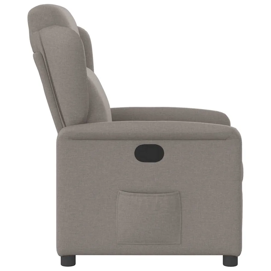 Fauteuil inclinable Taupe Tissu - 4
