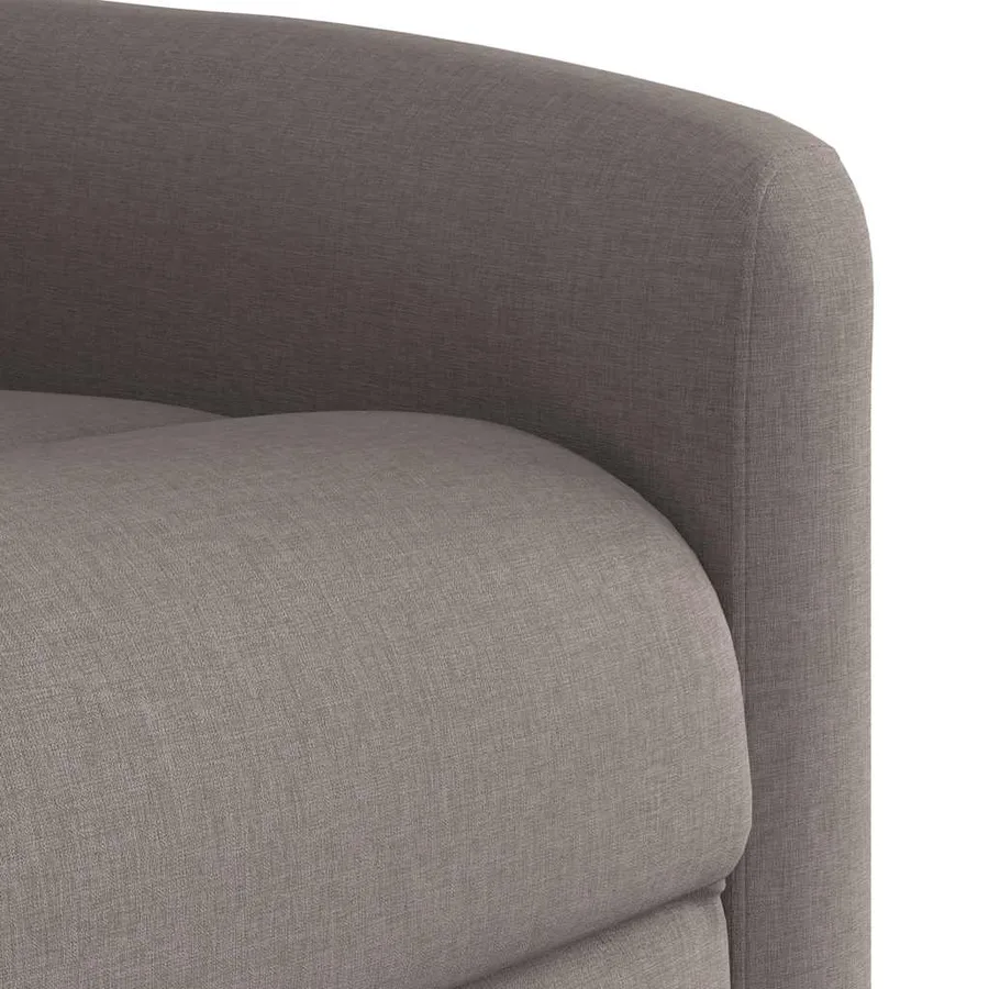 Fauteuil inclinable Taupe Tissu - 8