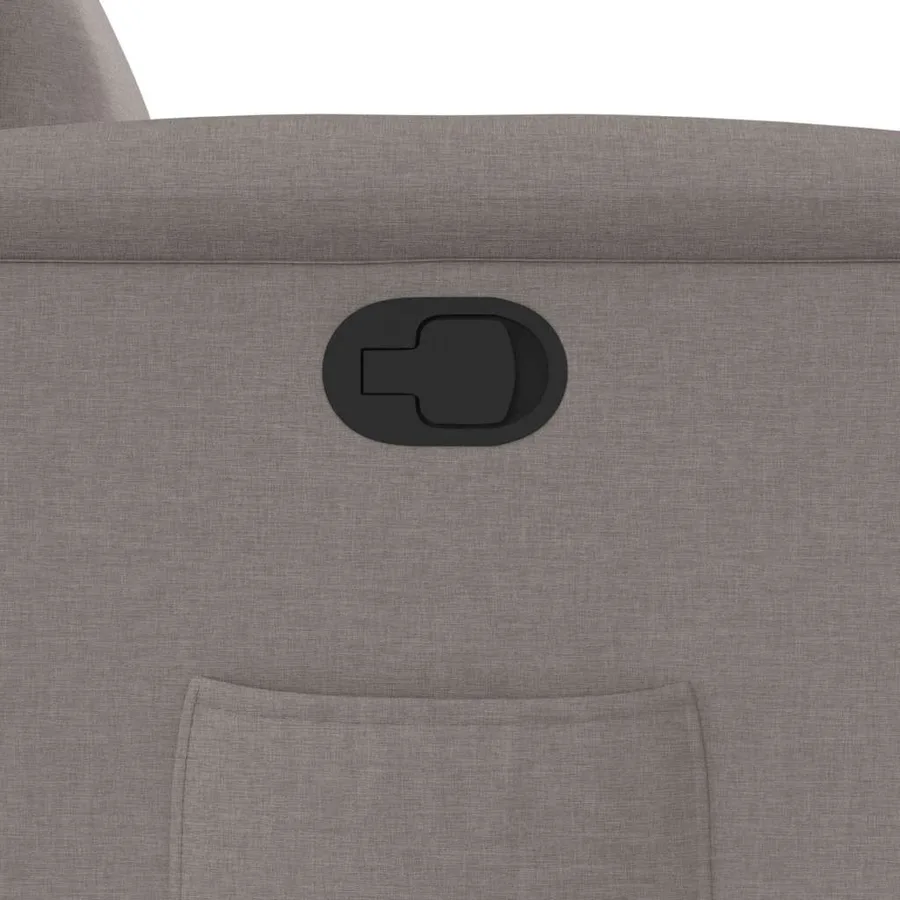 Fauteuil inclinable Taupe Tissu - 9