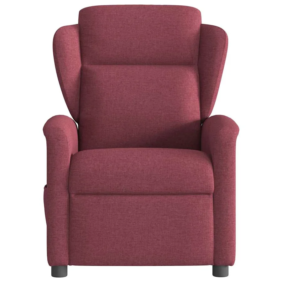 Fauteuil inclinable électrique Rouge bordeaux Tissu - 5