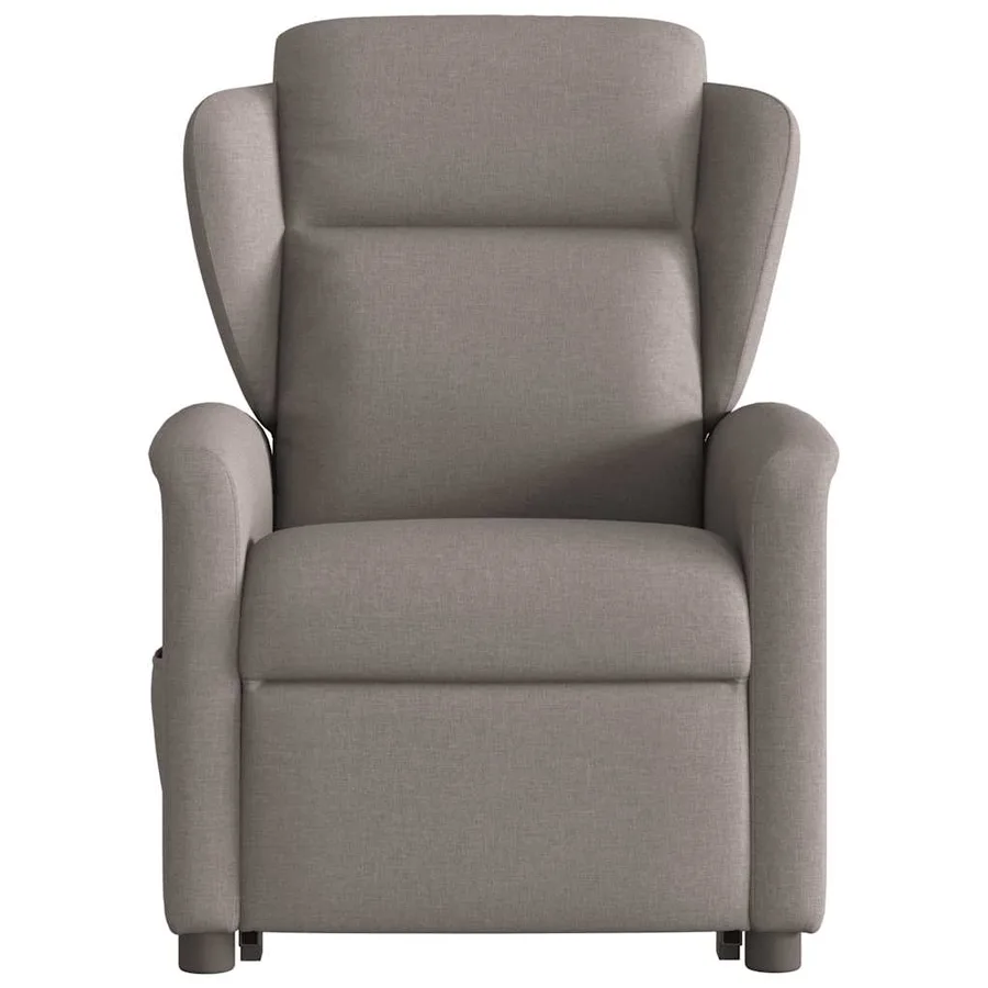 Fauteuil inclinable taupe tissu - 5