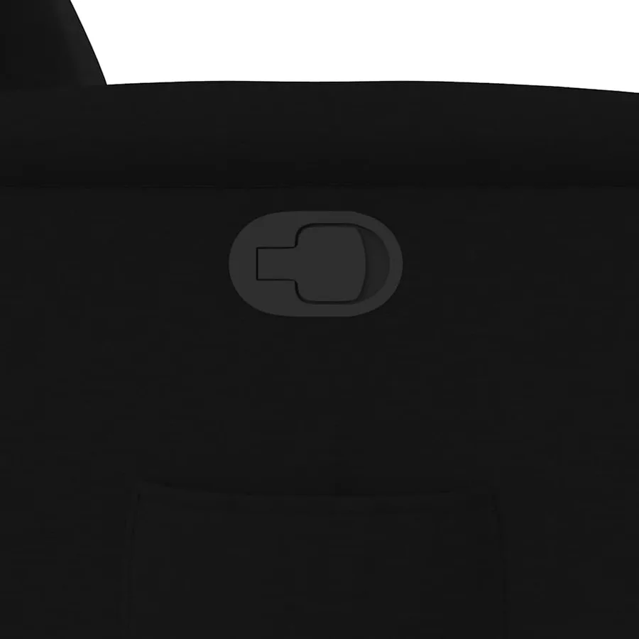 Fauteuil inclinable noir tissu - 12