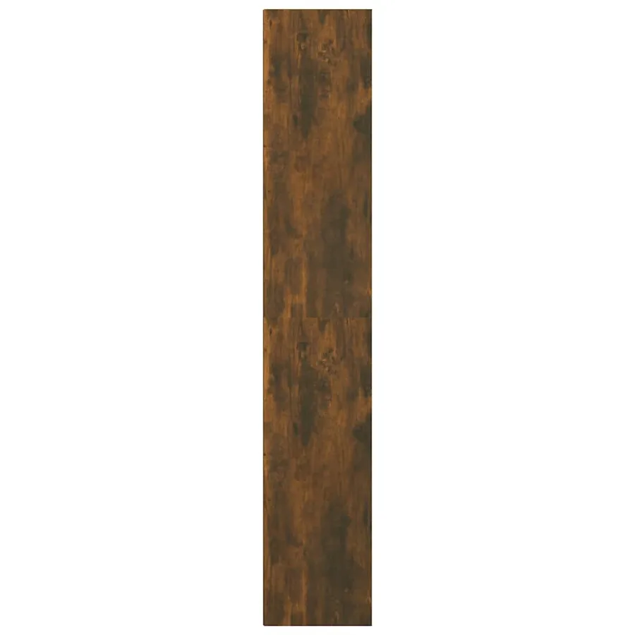 Bibliothèque Chêne fumé 36x30x171 cm Bois d'ingénierie - 4