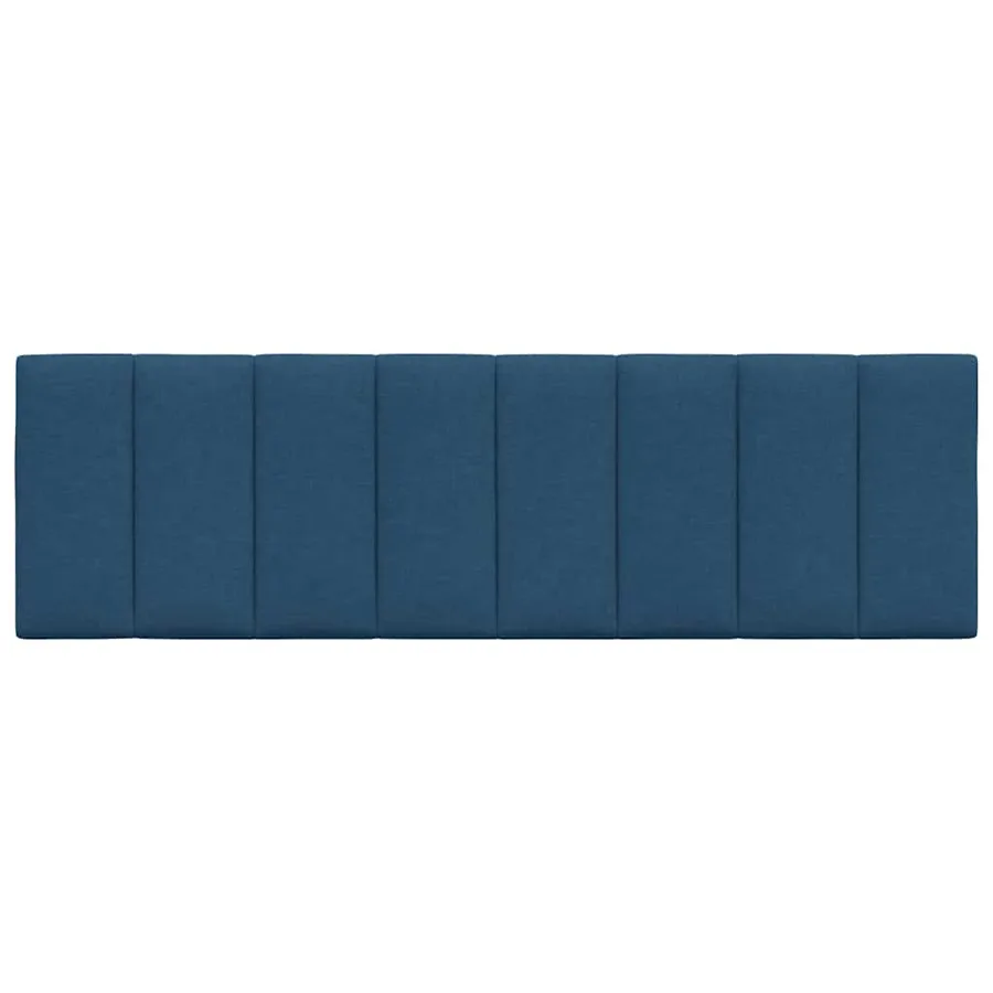 Coussin de tête de lit Hanko bleu 160 cm tissu - 4