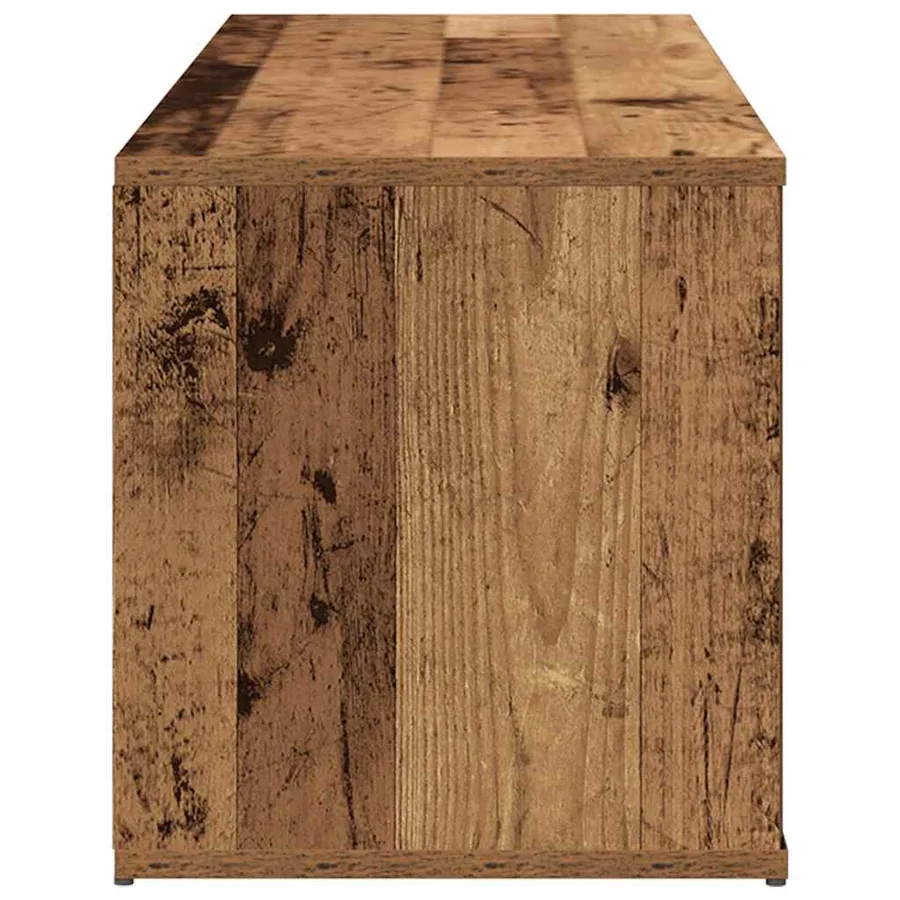 Meuble TV vieux bois 120x34x37 cm bois d'ingénierie - 5