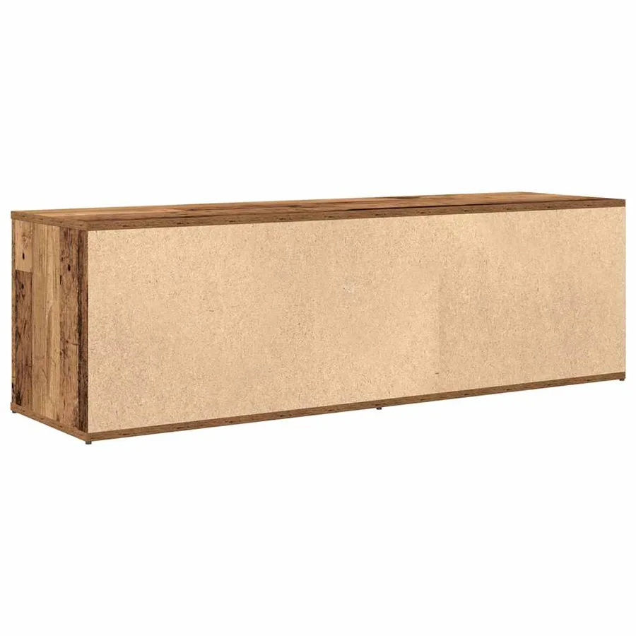 Meuble TV vieux bois 120x34x37 cm bois d'ingénierie - 6