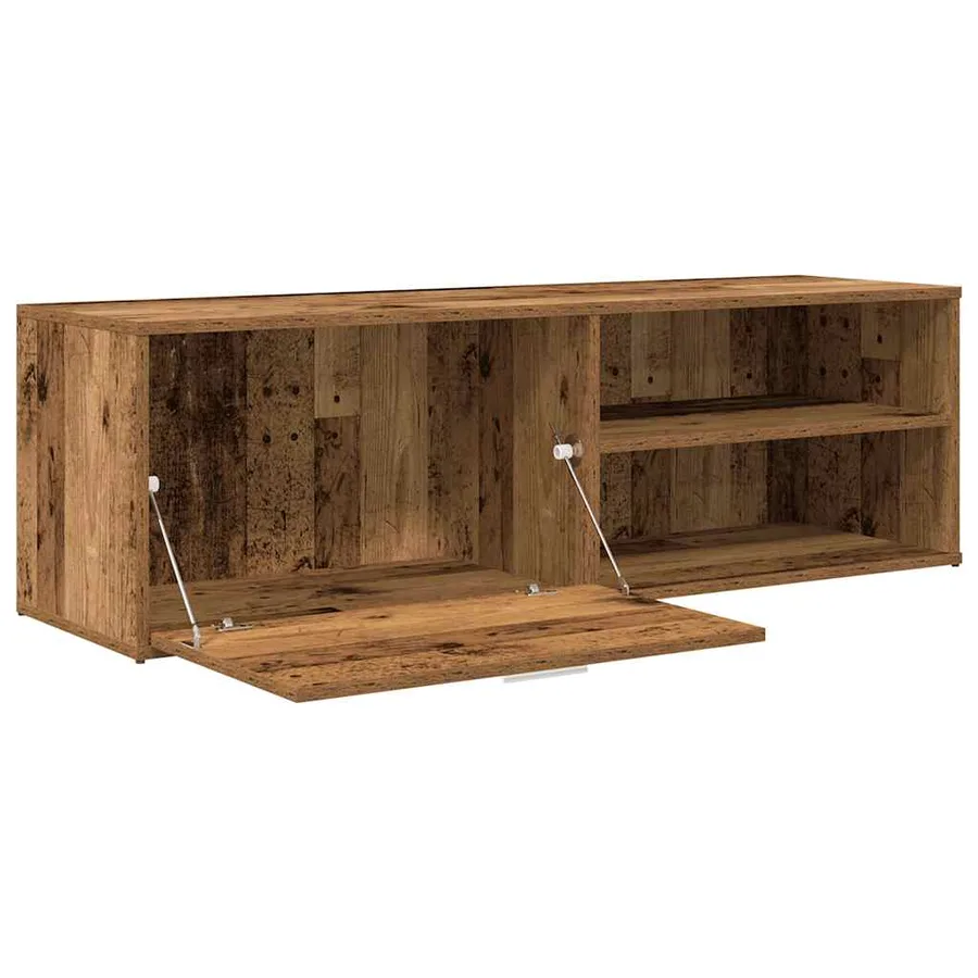 Meuble TV vieux bois 120x34x37 cm bois d'ingénierie - 7