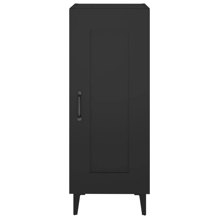 Buffet Noir 34,5x34x90 cm Bois d'ingénierie - 5
