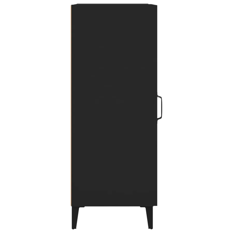 Buffet Noir 34,5x34x90 cm Bois d'ingénierie - 6