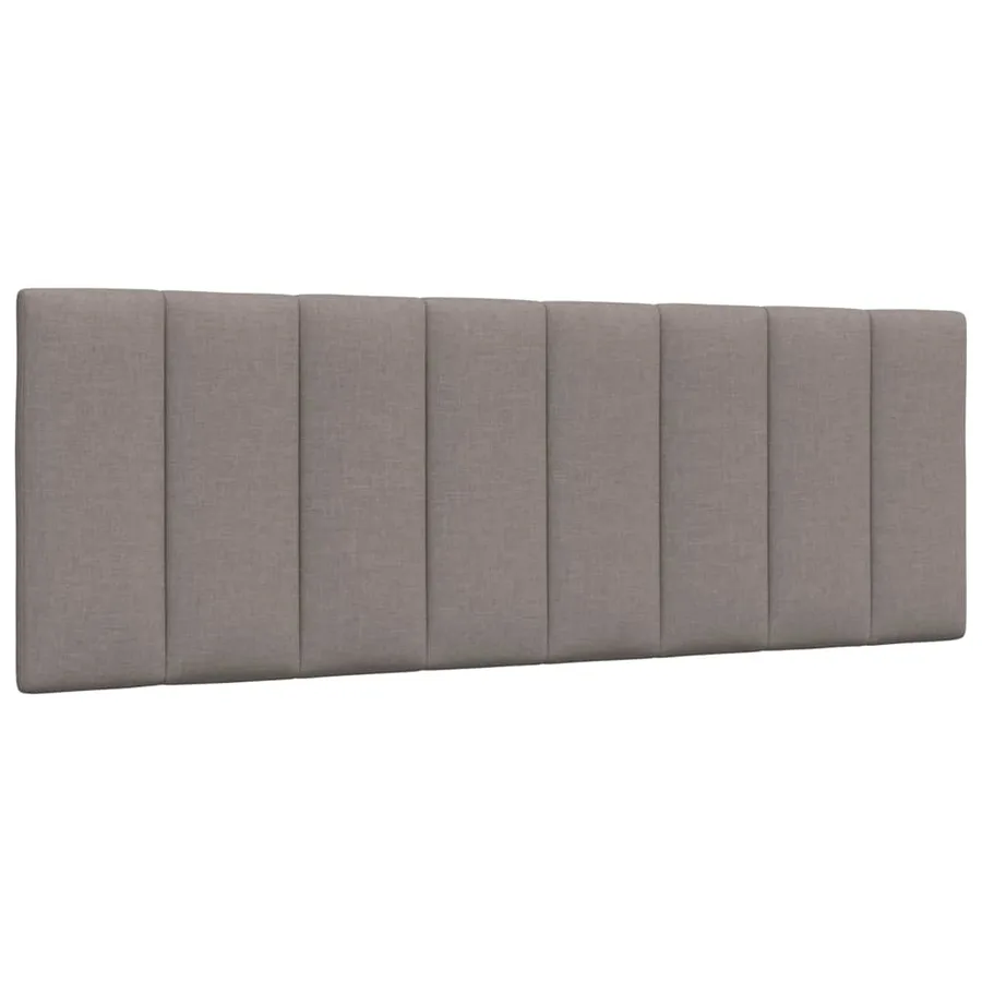 Cadre de lit sans matelas Hanko taupe 140x190 cm tissu - 8