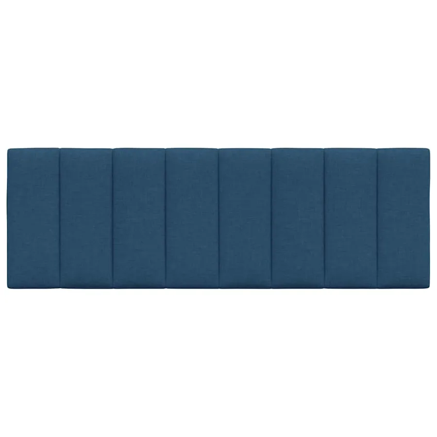 Coussin de tête de lit Hanko bleu 140 cm tissu - 4