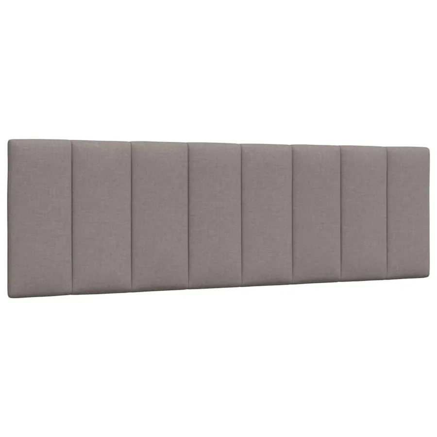 Coussin de tête de lit Hanko taupe 160 cm tissu