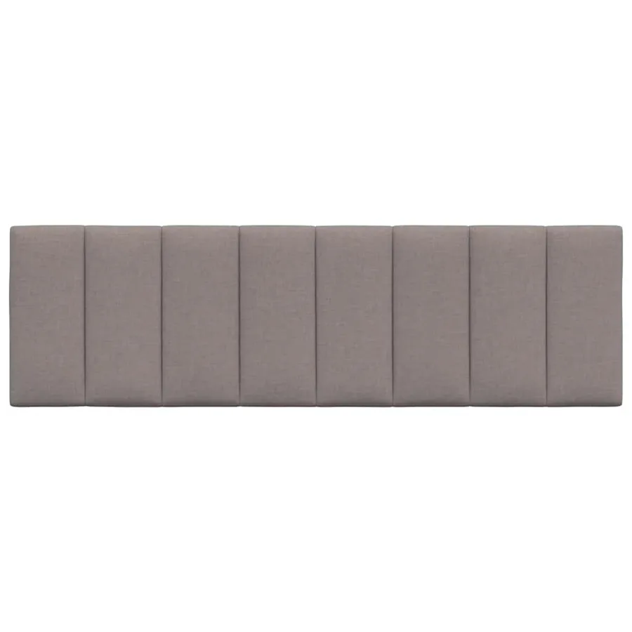 Coussin de tête de lit Hanko taupe 160 cm tissu - 4