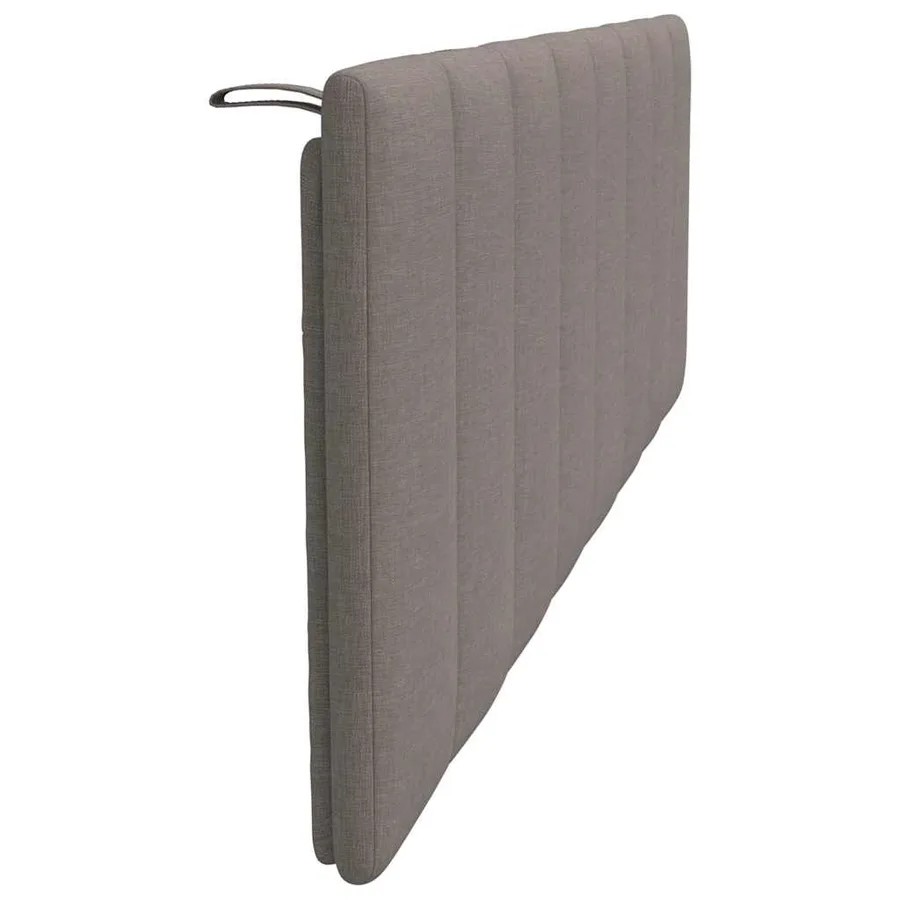 Coussin de tête de lit Hanko taupe 160 cm tissu - 5