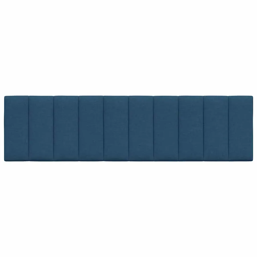 Coussin de tête de lit Hanko bleu 180 cm tissu - 4