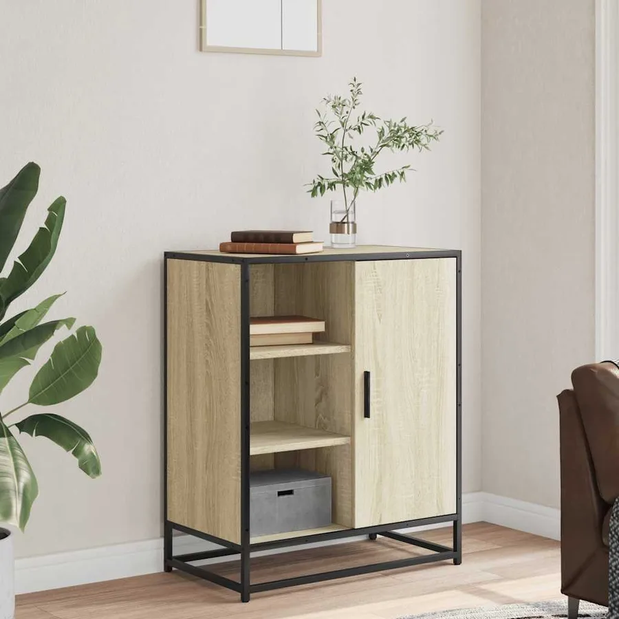 Buffet chêne sonoma 62x35x76 cm bois d'ingénierie - 3