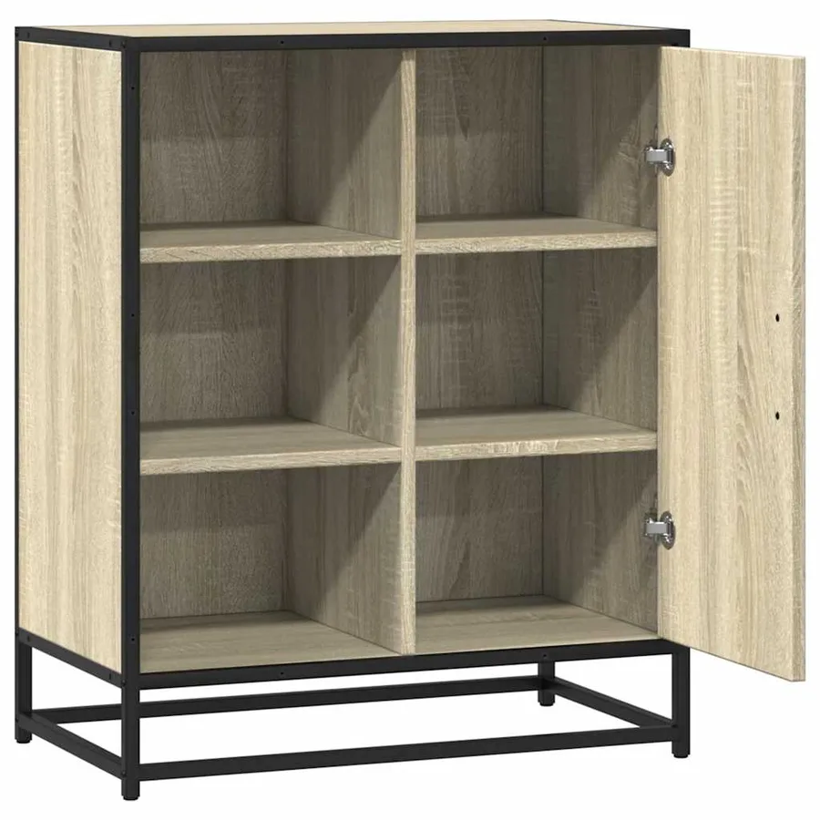 Buffet chêne sonoma 62x35x76 cm bois d'ingénierie - 7